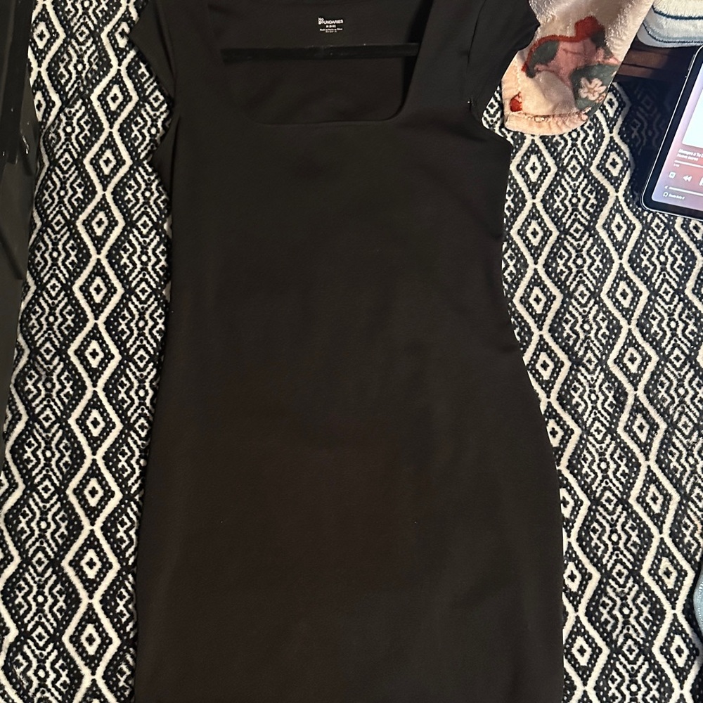 No Boundaries Elegant Black Mini Dress